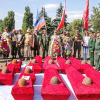 Залишки 47-ми вояків, які загинули під час Другої світової війни