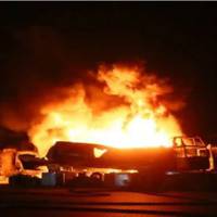 Чутні вибухи: у Києві сталася масштабна пожежа. ФОТО