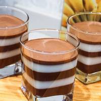 Шоколадне желе (двокольорове)