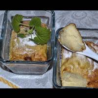 Сирна запіканка з бананом