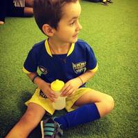 Мрії здійснюються: син загиблого Героя АТО вийшов на поле за руку з Роналду ФОТО