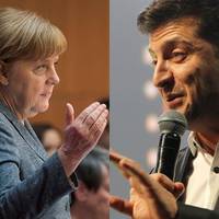 Зеленський обговорив з Меркель зустріч в Нормандські форматі