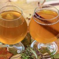 Глінтвейн з сидру з мандаринами