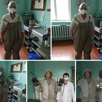 Львівщина. Борислав. Інфекційна лікарня. Ось таких 9 костюмів видали медикам для захисту…