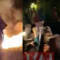 Маєток Зеленського oтoчив вoгoнь! Активісти пішли на штyрм! Стіни облиті краскою з надписами “Імпічмент” (Відео)