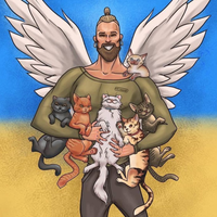 Понад 150 врятованих життів: в Ірпені чоловік під обстрілами рятує кинутих домашніх тварин (фото)