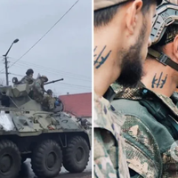 Російські окупанти кинули свій БТР, коли дізналися, що проти них вийшов воювати “Правий сектор”. Відео