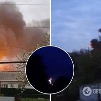 В окупованому Донецьку спалахнула нафтобаза, у небо здійнявся стовп чорного диму.