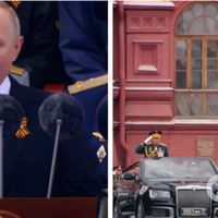 Путін на параді в Москві спробував 