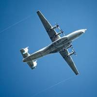 На аеродром у Білорусі прилетів найбільший у світі турбогвинтовий транспортний літак, після чого там зникло світло