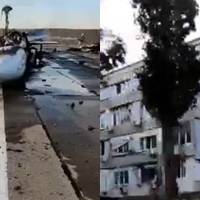 Спалений літак та пошкоджені будинки: в окупованому Криму показали наслідки вибухів на аеродромі 