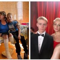 Ліворуч – українська сім’я, яка постраждала від Путіна. Праворуч – російська сім’я, яка постраждала від Путіна