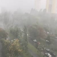У столиці бушує ураган: гроза та сильний вітер знеструмили частину районів (Відео)