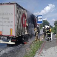 На Тернопільщині загорілась вантажівка, яка перевозила соляну кислоту