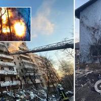 Окупанти знову вдарили по Києву: снаряди влучили у житлові будинки, почалася пожежа. Відео