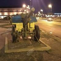 Пофарбував гармати музею Росії в синьо-жовті кольори