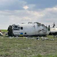 Зявилося перше фото з місця катастрофи Ан-26 на Запоріжжі
